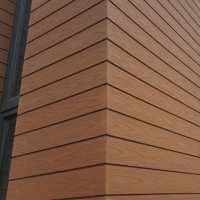 Waterproof Wooden WPC wall siding  Plastic Composite Wall Cladding Panel