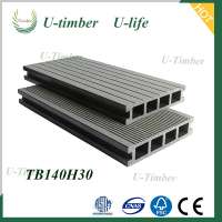 Huzhou wood plastic composite outdoor WPC decking for swimming pool