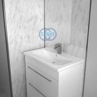 White Marble PVC Wall Panel 1000x2400x10mm