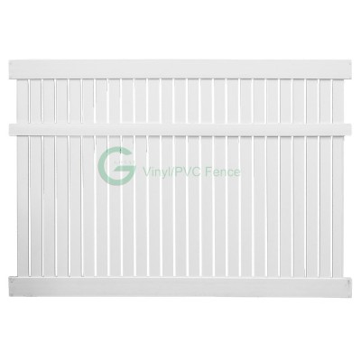 Vinyl Semi Privacy Fence PVC Fence Panel PVC Gate