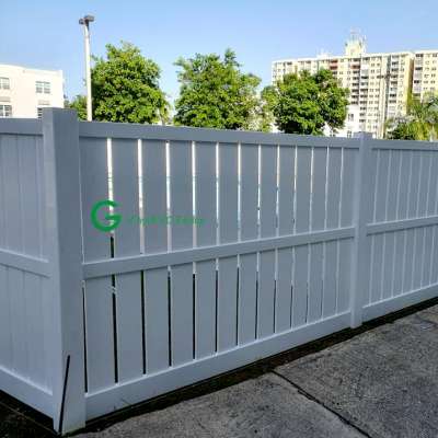 UV Proof PVC/Vinyl /Plastic Semi Outdoor Privacy fence