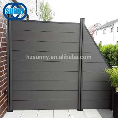 WPC Garden Fence Panel wood Plastic Composite Fence