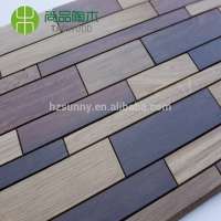 Solid wood decorative wall covering panels 3D wall panels