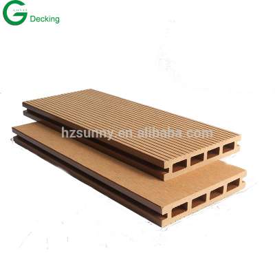 fire-resistant wood plastic composite decking/manufacturer price wpc deck/eco-friendly wpc anti-uv flooring