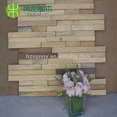 Direct Factory Waimaotong China Wooden 3D Wall Panel