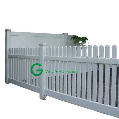 Decorative PVC Garden Fencing PVC Picket Fence gate PVC Fencing Panel